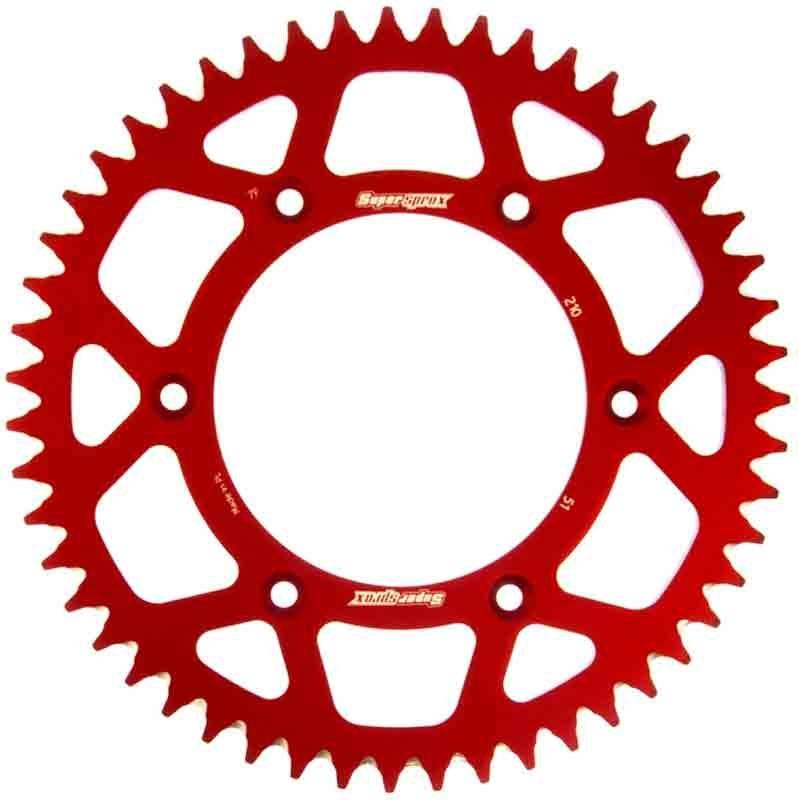 PLATO CORONA SUPERSPROX ALUMINIO ROJA 51 D