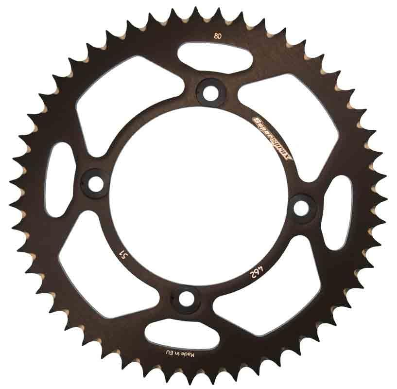 PLATO CORONA SUPERSPROX ALUMINIO KAWASAKI 428 X 51
