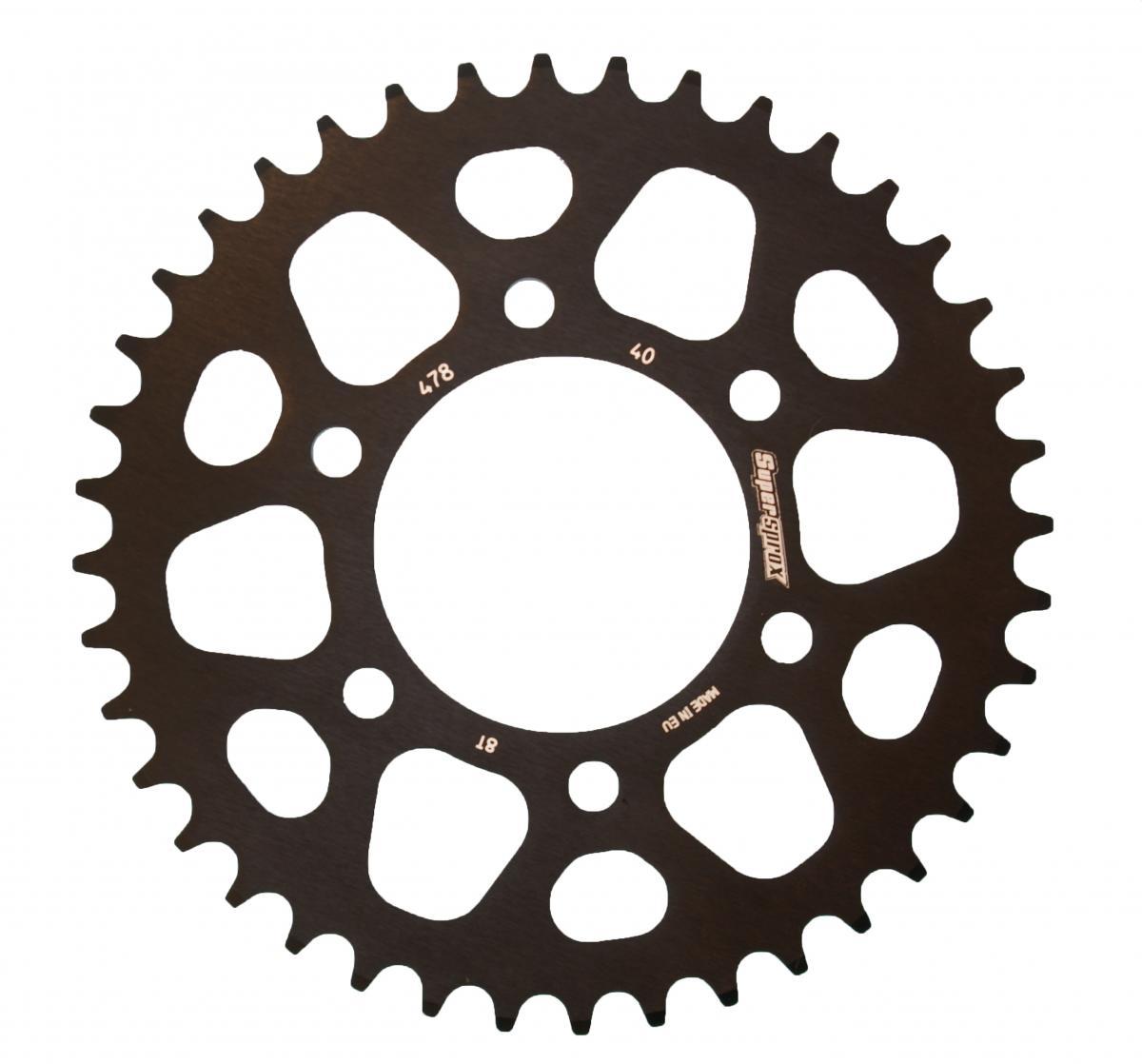 PLATO CORONA SUPERSPROX ALUMINIO KAWASAKI 520 X 40