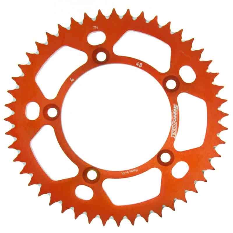 PLATO CORONA SUPERSPROX ALUMINIO NARANJA 48 D