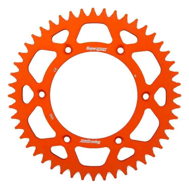 PLATO CORONA SUPERSPROX ALUMINIO NARANJA 48 D