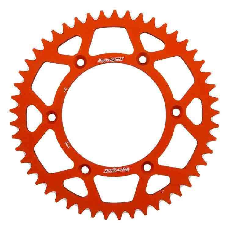 PLATO CORONA SUPERSPROX ALUMINIO NARANJA 49 D