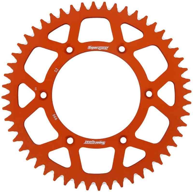 PLATO CORONA SUPERSPROX ALUMINIO NARANJA 52 D