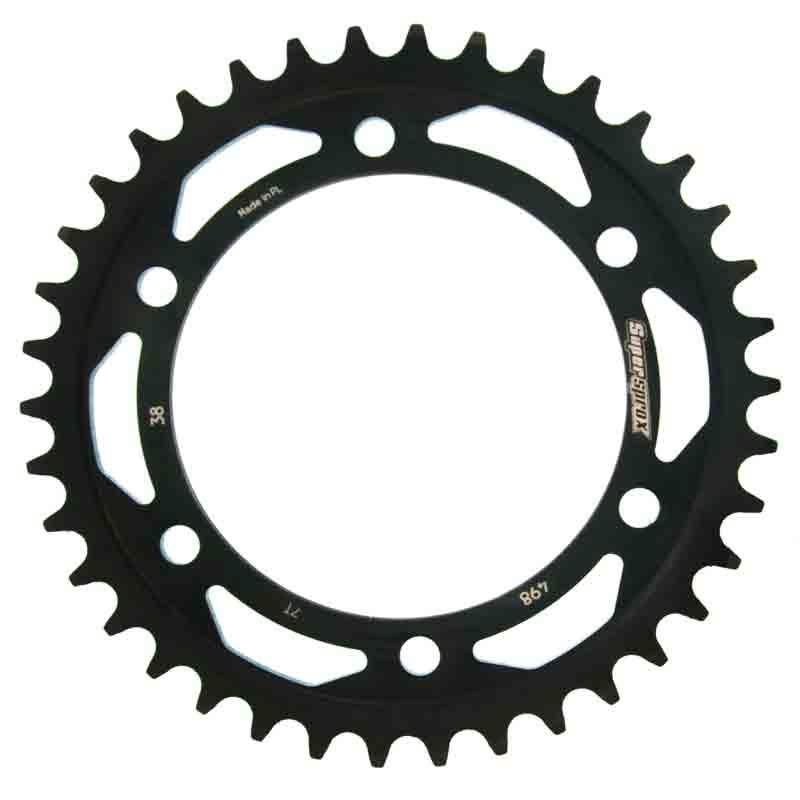 PLATO CORONA SUPERSPROX ACERO KAWASAKI 525 X 38