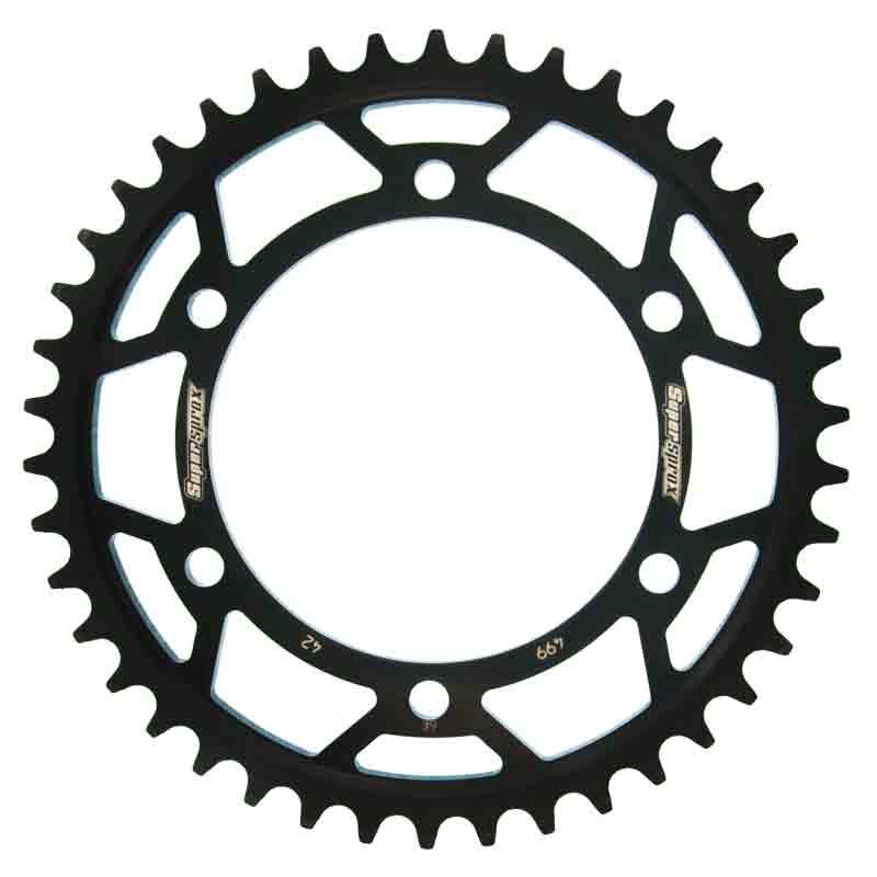 PLATO CORONA SUPERSPROX ACERO KAWASAKI - SUZUKI 530 X 42