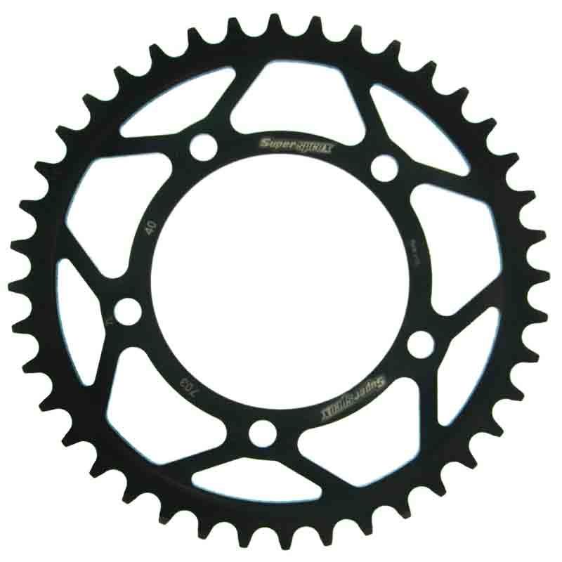 PLATO CORONA SUPERSPROX ACERO APRILIA 520 X 40