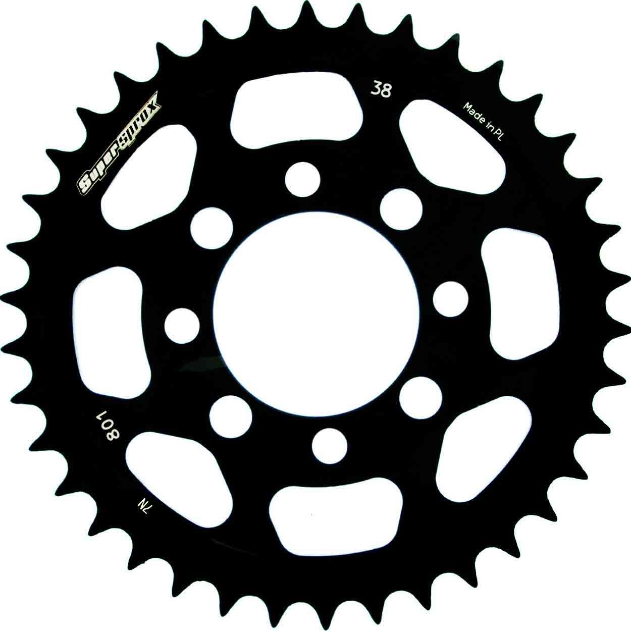 PLATO CORONA SUPERSPROX ACERO KAWASAKI 420 X 38