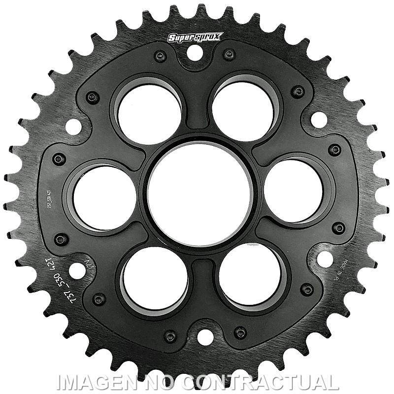 PLATO CORONA SUPERSPROX STEALTH NEGRA DUCATI 525 X 39