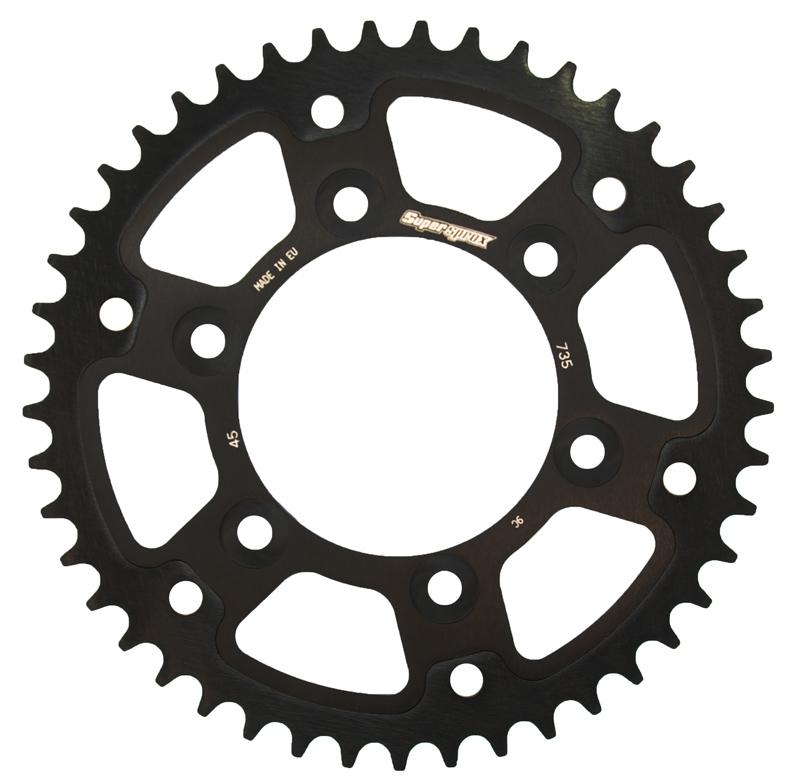 PLATO CORONA SUPERSPROX STEALTH NEGRA DUCATI 520 X 45