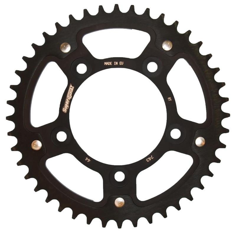 PLATO CORONA SUPERSPROX STEALTH NEGRA DUCATI 520 X 44