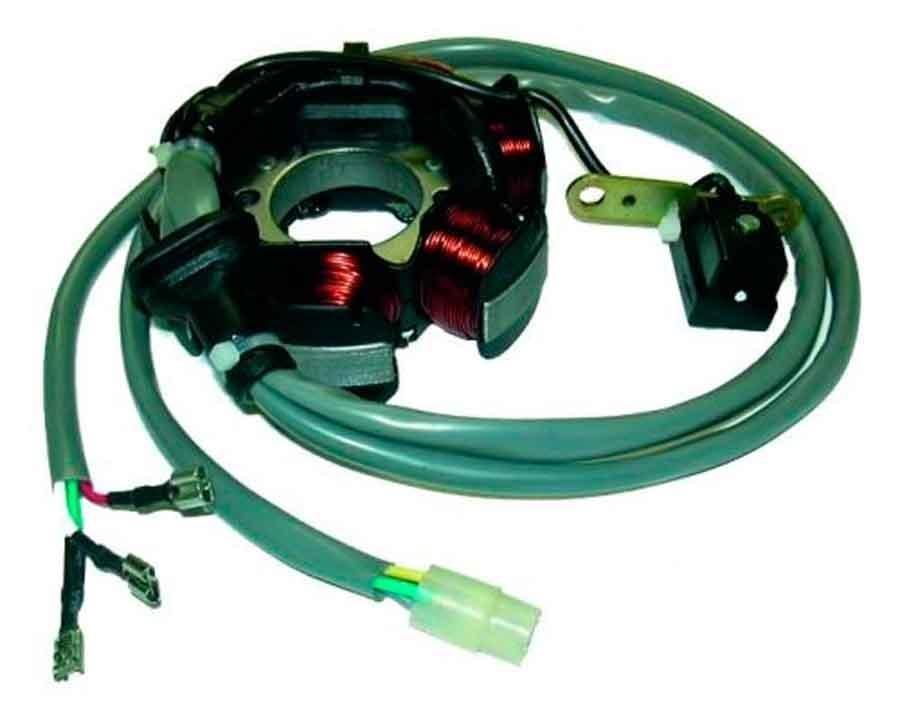STATOR KOKUSAN 6 POLOS 12V 90W (MOTOR PIAGGIO 50 2T)     04128030