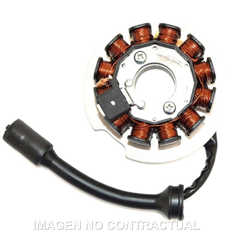 STATOR KOKUSAN 12 POLOS MONOFASE CON PICK-UP INTERNO  APE 50 MIX/TOP EURO 2    04168070