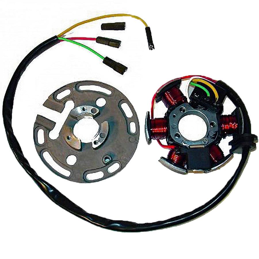STATOR KOKUSAN 6 POLOS 12V 100W (MOTOR MINARELLI 50 AM6/AM345) 04128029