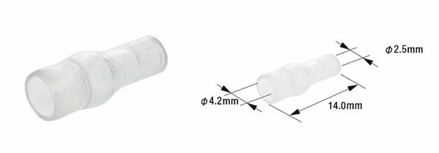 MANGUITO AISLANTE TERMINAL CABLE MACHO (BOLSA 100 MANGUITOS) ETP-01 TOURMAX  ETP-03   89501011