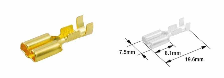 TERMINAL CABLE HEMBRA TOURMAX TIPO 250  ETP-31   89501022
