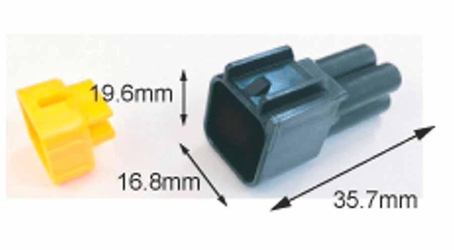 CONECTOR (BOLSA 5 UNIDADES) MACHO HERMÉTICO TOURMAX TIPO 090 (FRW)  ETP-59   89501049