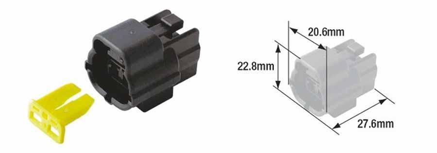 CONECTOR (BOLSA 5 UNIDADES) HEMBRA HERMÉTICO TOURMAX TIPO 070 (FRA)  ETP-112   89501055