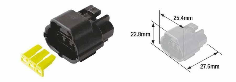 CONECTOR (BOLSA 5 UNIDADES) HEMBRA HERMÉTICO TOURMAX TIPO 070 (FRA)  ETP-114   89501057