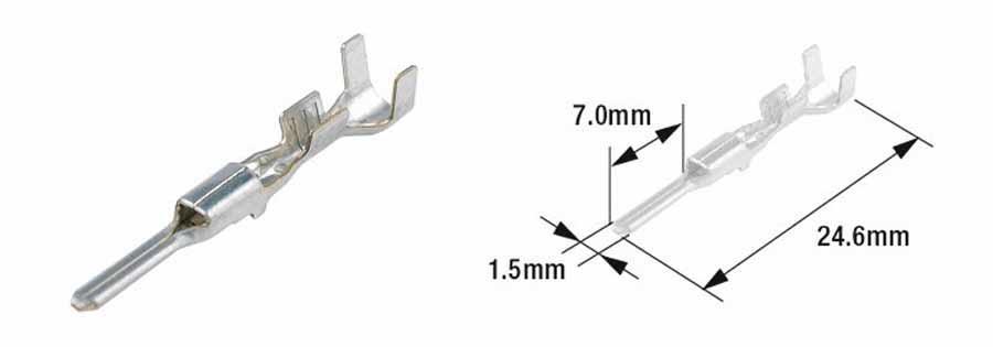 CONECTOR (BOLSA 50 UNIDADES) MACHO HERMÉTICO TOURMAX TIPO 060 (FRM)  ETP-69   89501060
