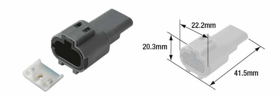 CONECTOR (BOLSA 5 UNIDADES) HEMBRA HERMÉTICO TOURMAX TIPO 060 (FRM)  ETP-97   89501066
