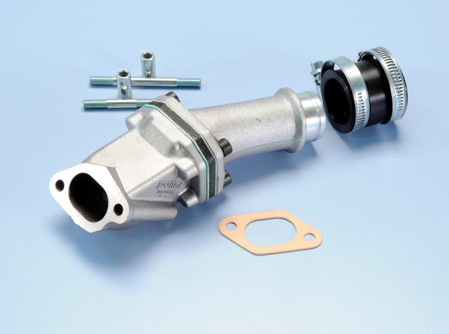 TOMA COLECTOR ADMISION POLINI VESPA PK 2 HOLES CARB. CP 215.0205