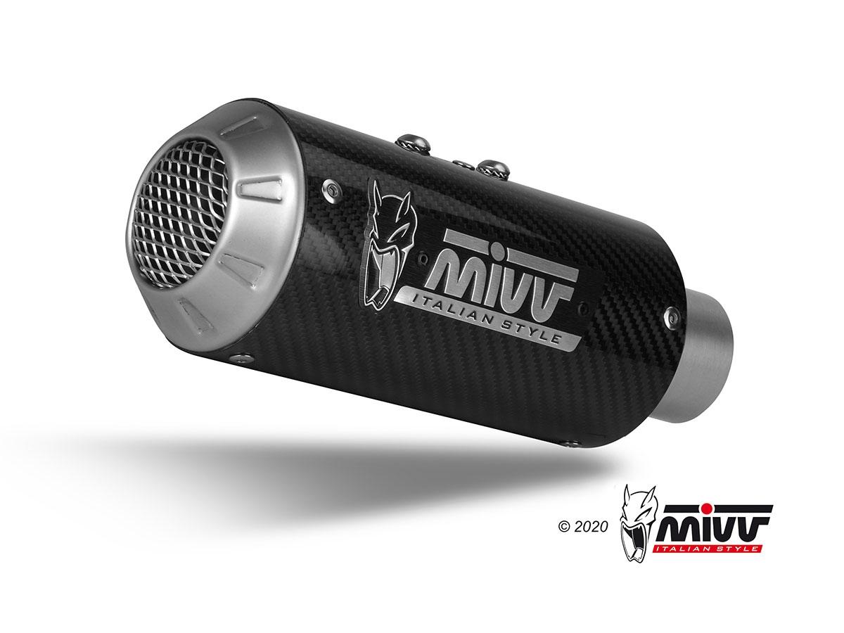 ESCAPE MIVV MK3 2 SLIP-ON SPORT CARBON DUCATI HYPERMOTARD 950 / SP / RVE        D.045.LM3C