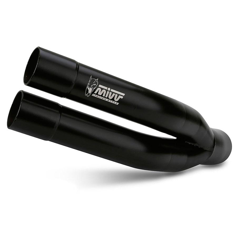 ESCAPE MIVV DOUBLE GUN BLACK KAWASAKI Z900 SLIP-ON 2020