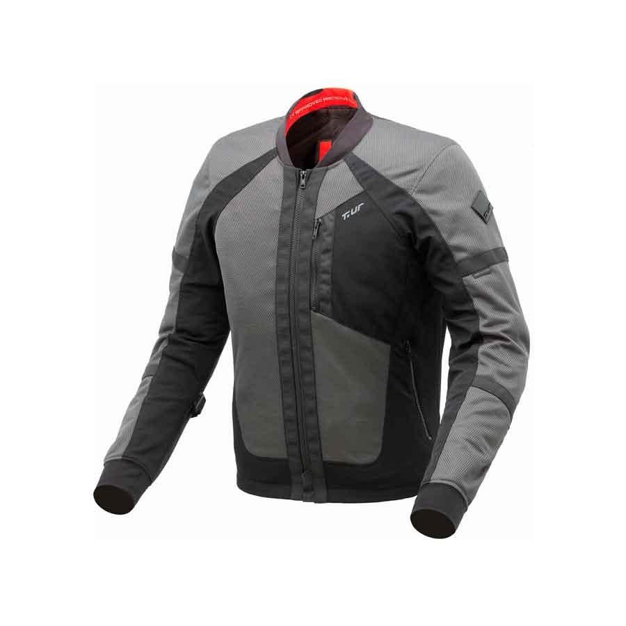 CHAQUETA ATLAS TOURING - NEGRO  GRIS