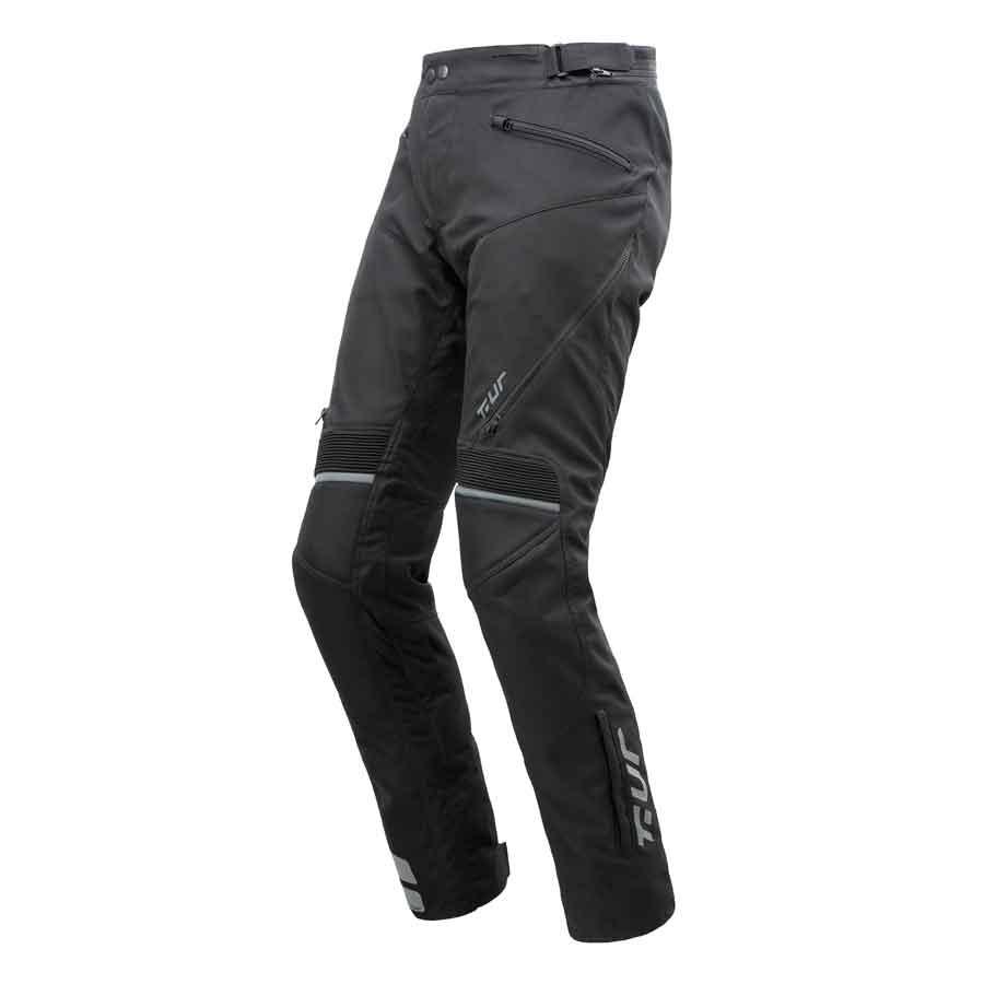 Pantalon de moto invierno Touring Unisex negro-gris Seventy Degrees 8cm más  cortos 3XL