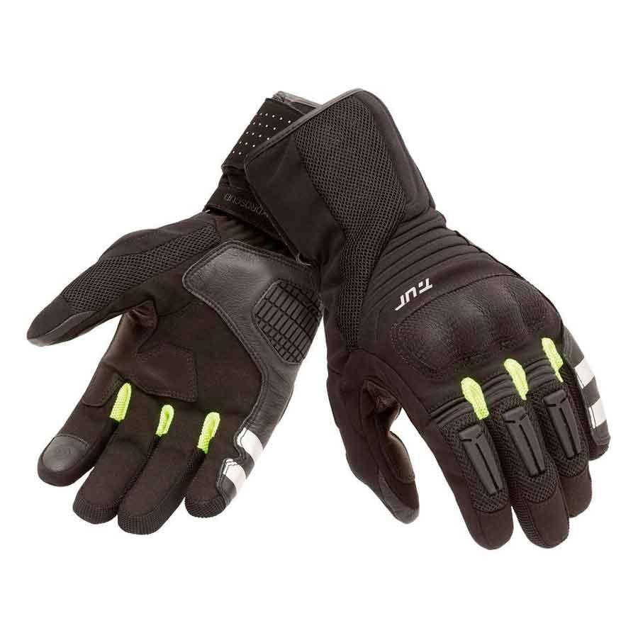 GUANTES TR-P - NEGRO AMARILLO FLUORESCENTE