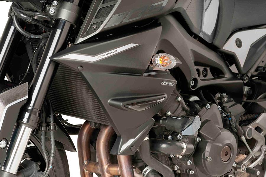 TAPAS RADIADOR PUIG MT09 17-18'/MT-09 SP 18' C/NEGRO M    9378J