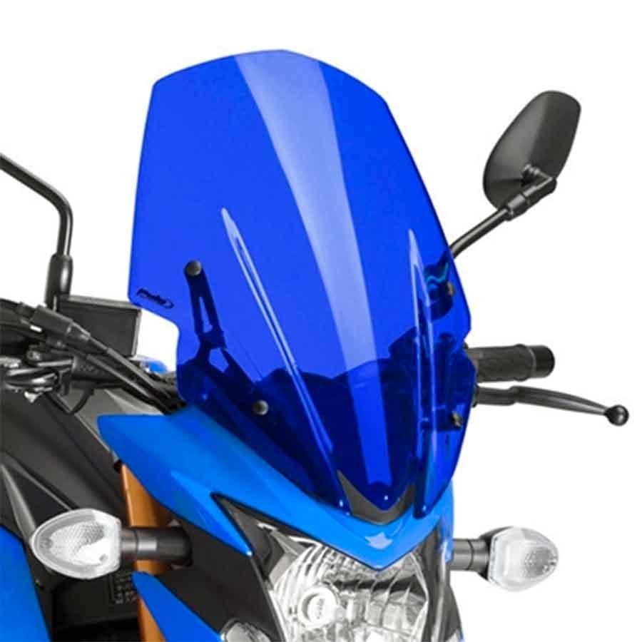 CUPULA PARABRISAS PUIG NAKED NEW GENERATION TOURINGNNG SUZUKI GSX-S750 17-18' CON AZUL VARI-9436A