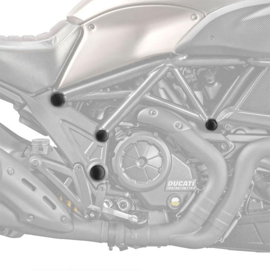 TAPONES CHASIS PUIG DUCATI DIAVEL/S 11'-15' 9611N