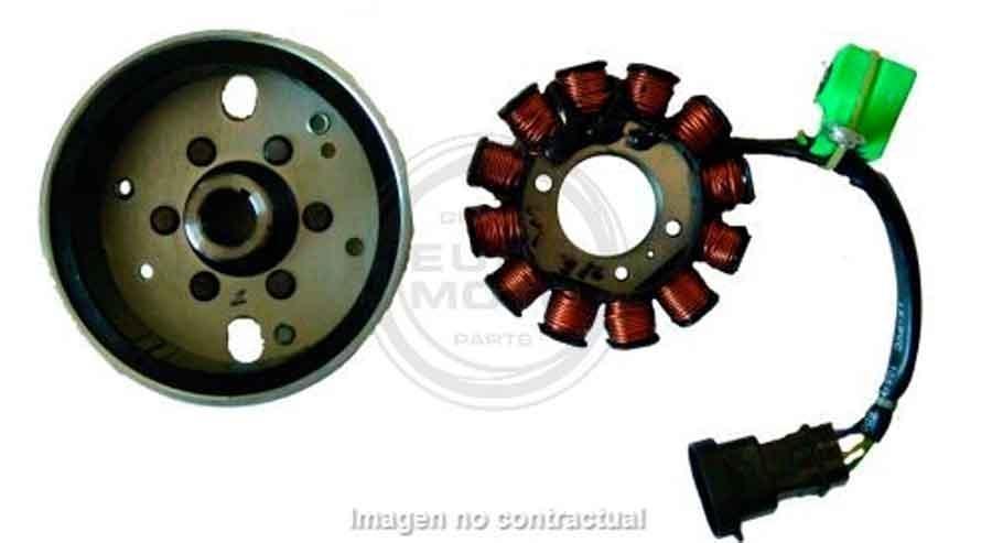 VOLANTE MAGNETICO KOKUSAN 12 POLOS 12V 120W (MOTOR PIAGGIO 50 4T-4V      04168511