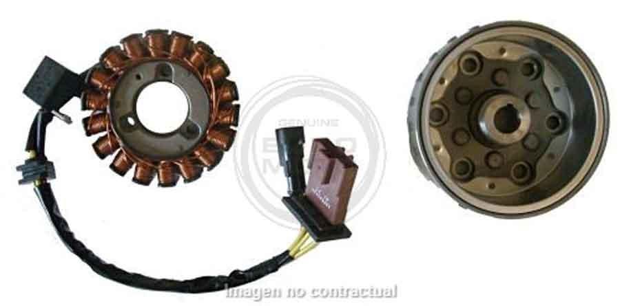 VOLANTE MAGNETICO KOKUSAN 18 POLOS TRIFASE (MOTOR APRILIA INYECCI?N 4T)     04168575