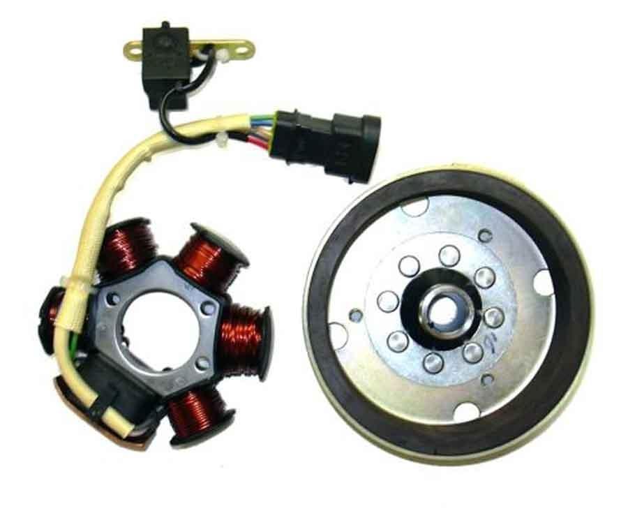 VOLANTE MAGNETICO KOKUSAN 6 POLOS 12V 90W (MOTOR PIAGGIO 50 2T      04168581