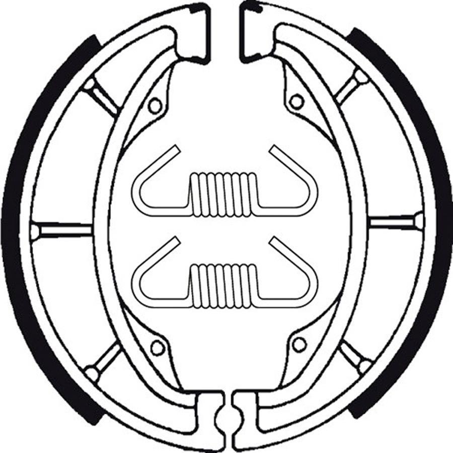 ZAPATAS FRENO TECNIUM BA014