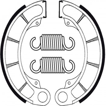 ZAPATAS FRENO TECNIUM BA198
