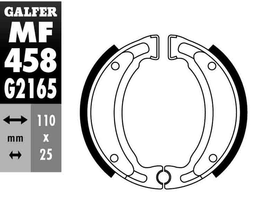 ZAPATAS FRENO GALFER 458