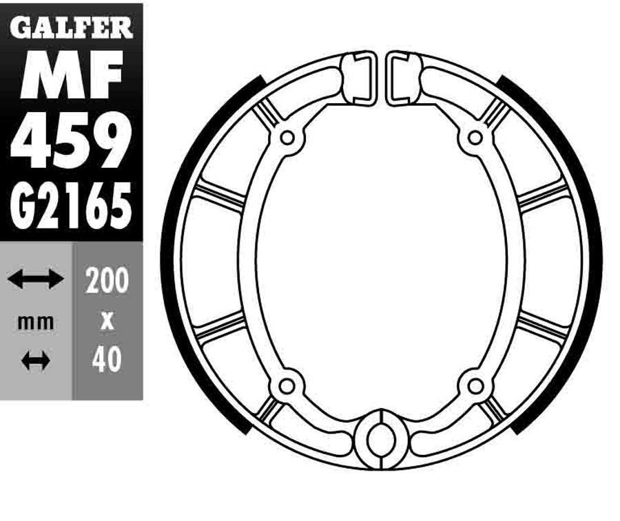 ZAPATAS FRENO GALFER 459