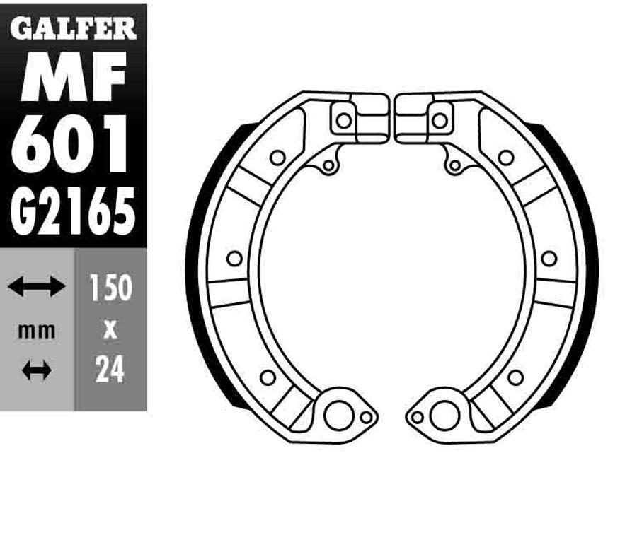 ZAPATAS FRENO GALFER 601