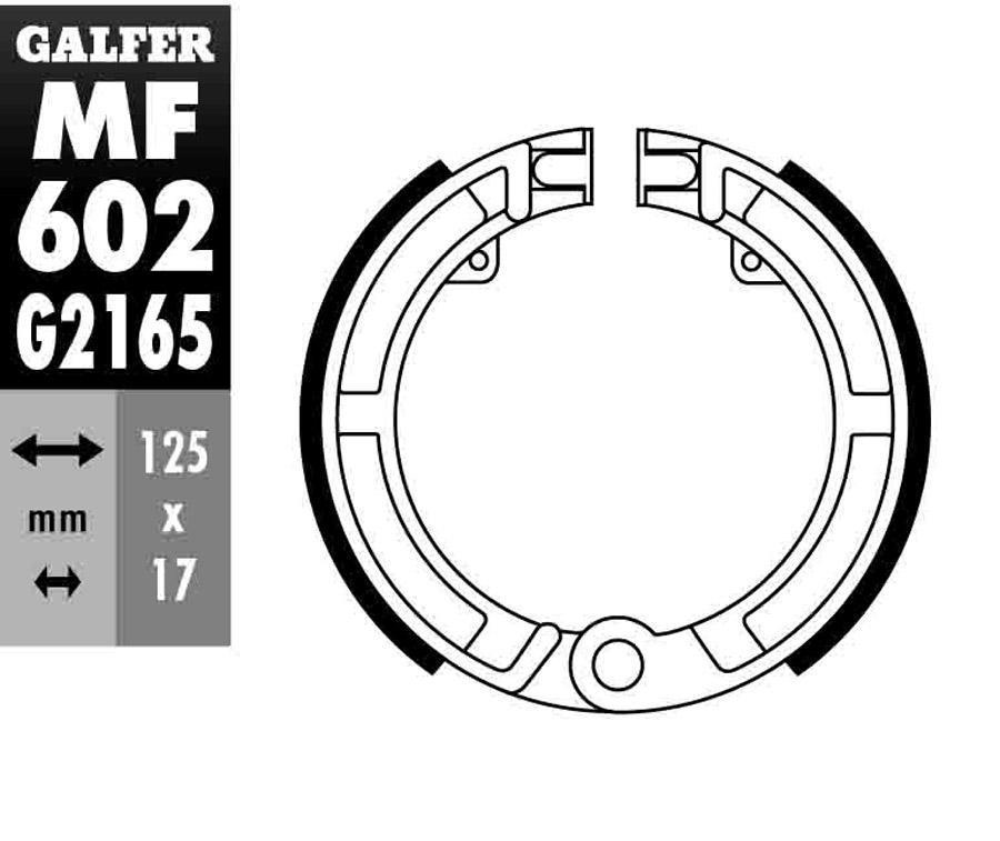ZAPATAS FRENO GALFER 602